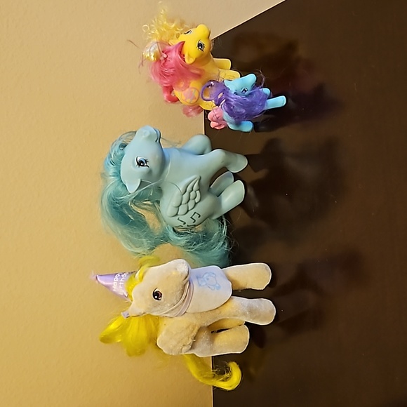 My Little Pony Other - Lot of 4 My Little Pony Toys Collectible Vintage Happy Birthday